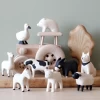 Handmade Tiny Wooden Farm Animals