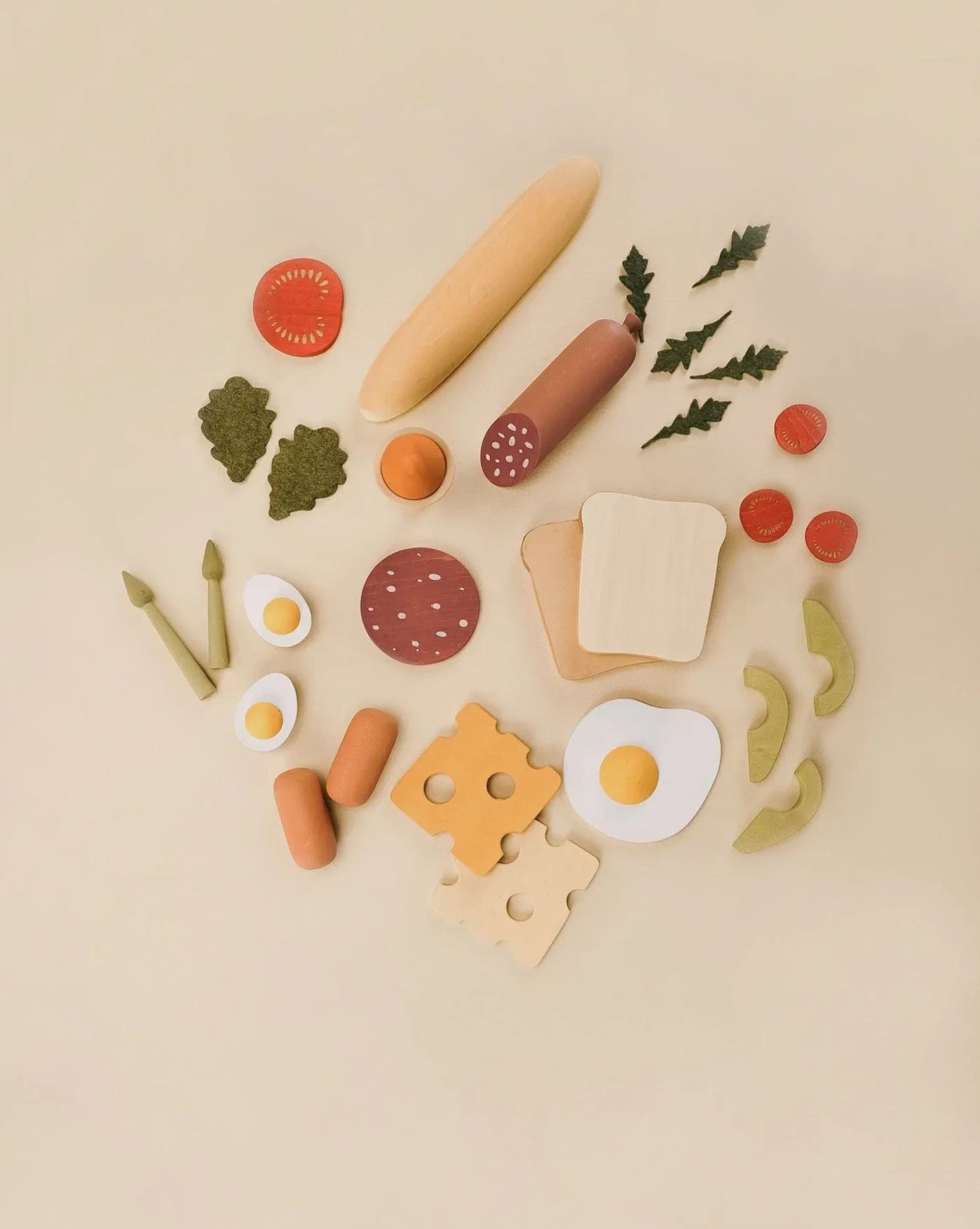 Sabo Concept Handmade Wooden Breakfast Set 2 Sabo Concept Handmade Wooden Breakfast Set - Image 2