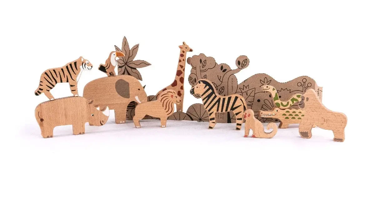 Bajo Toys | Wooden Wild Animals 3 Bajo Toys | Wooden Wild Animals - Image 3