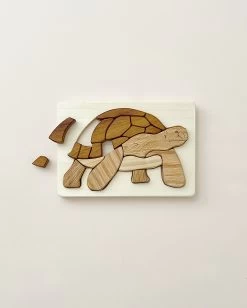 Handmade Wooden Puzzle - Turtle