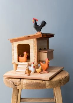 Handmade Wooden Chicken Coop -Odin Parker Toys AJ3 5758