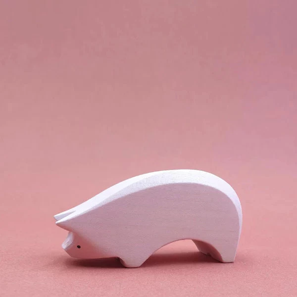 Brin D'Ours | Handmade Wooden Pig Family 11 Brin D'Ours | Handmade Wooden Pig Family - Image 11