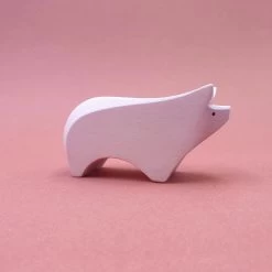 Brin D'Ours | Handmade Wooden Pig Family 20 Brin D'Ours | Handmade Wooden Pig Family -Odin Parker Toys Cochon3
