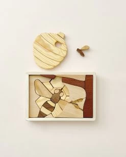 Handmade Double Layer Wooden Puzzle - Beehive