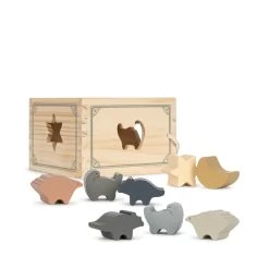 Konges Sløjd Wooden Dinosaur Shape Sorter -Odin Parker Toys DINO SHAPE SORTER Wooden toys KS3903 MULTI 1080x jpg