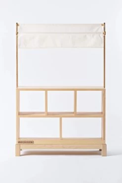 Milton & Goose Market Stand 7 Milton & Goose Market Stand -Odin Parker Toys Milton and Goose Wooden Market Stand Natural White Canopy Front 1728x jpg