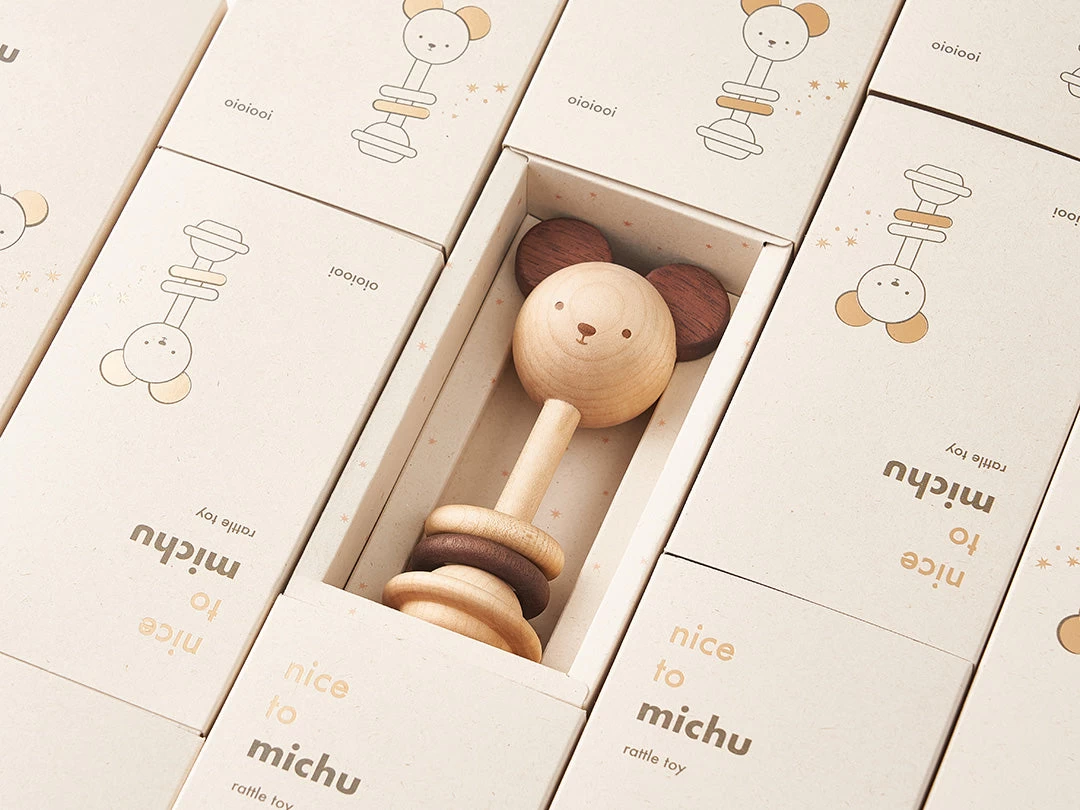 Nice To Michu Baby Rattle 3 Nice To Michu Baby Rattle - Image 3