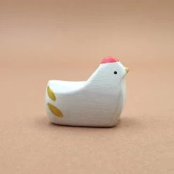 Brin D'Ours | Handmade Wooden Chicken / Rooster -Odin Parker Toys Poule1