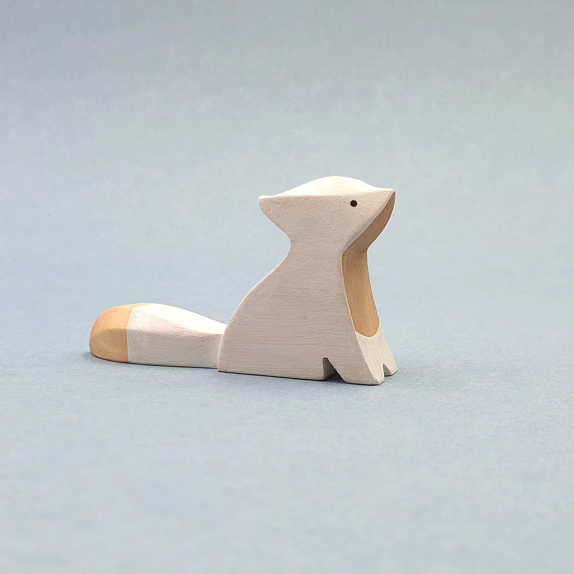 Brin D'Ours | Handmade Wooden Polar Fox Family 4 Brin D'Ours | Handmade Wooden Polar Fox Family - Image 4