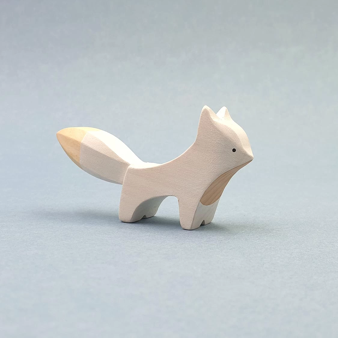 Brin D'Ours | Handmade Wooden Polar Fox Family 5 Brin D'Ours | Handmade Wooden Polar Fox Family - Image 5