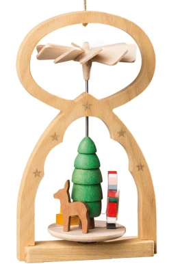 Richard Glaesser Mini Pyramid Hanging Ornament - Santa -Odin Parker Toys ScreenShot2022 12 07at5.17.50PM