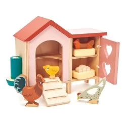 Tender Leaf Toys Chicken Coop -Odin Parker Toys TL8164 chicken coop 1 jpg