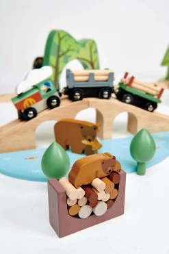 Tender Leaf Toys Wild Pines Train Set -Odin Parker Toys TL8702 wild pines train set 5 jpg