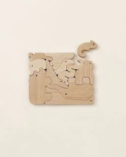 Double Sided Wooden Jungle Puzzle