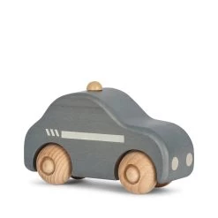 Konges Sløjd Wooden Police Car -Odin Parker Toys WOODEN POLICE CAR Wooden toys KS3923 NATURE jpg
