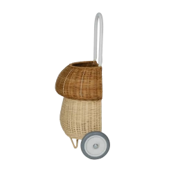 Olli Ella Rattan Mushroom Luggy - Natural -Odin Parker Toys mushroom luggy natural rattan 3 2000x png