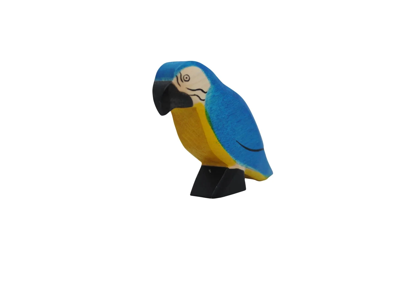 Handmade Holzwald Blue Parrot 3 Handmade Holzwald Blue Parrot - Image 3