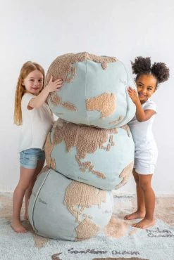 Lorena Canals Pouf World Map -Odin Parker Toys pouf world map lorenacanals 8