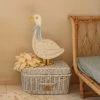 Handmade Wooden Goose Lamp