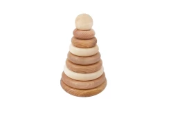 Natural Wooden Stacker 9 Natural Wooden Stacker -Odin Parker Toys s429774018884280427 p238 i1 w1000