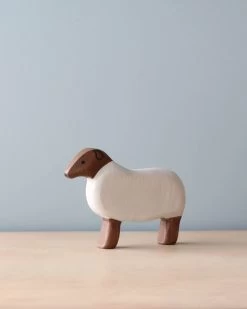 Handmade Wooden Sheep