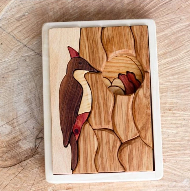 Handmade Double Layer Wooden Puzzle - The Nest 3 Handmade Double Layer Wooden Puzzle - The Nest - Image 3